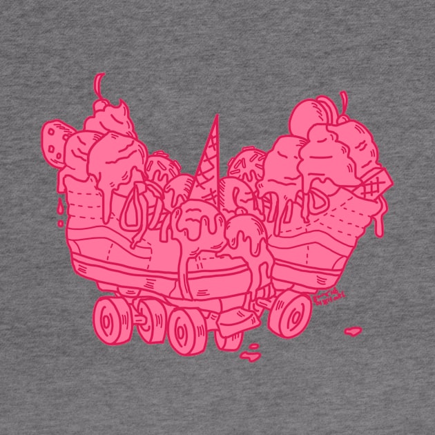 Ice Cream Trux (pink version) by DixxieMae